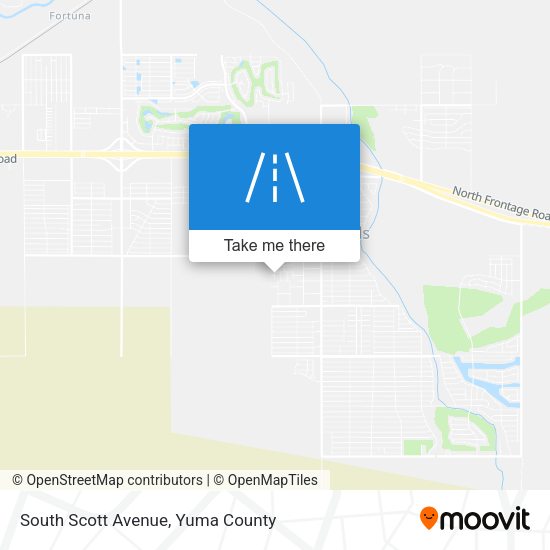 South Scott Avenue map