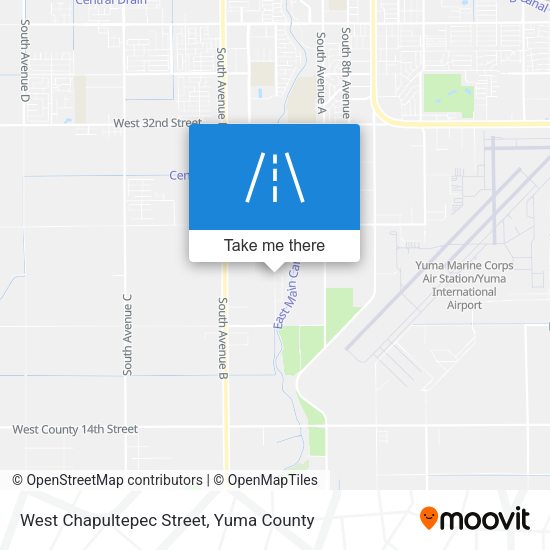West Chapultepec Street map