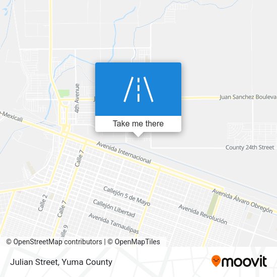 Mapa de Julian Street