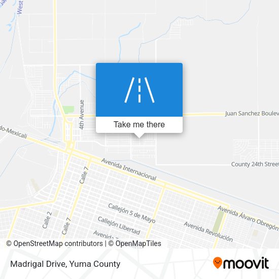 Madrigal Drive map