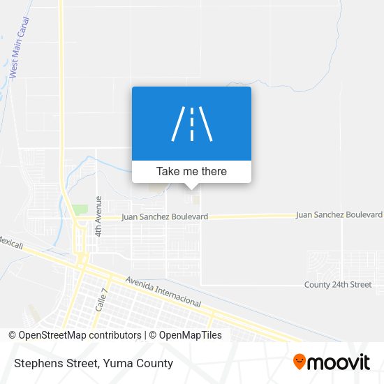 Stephens Street map