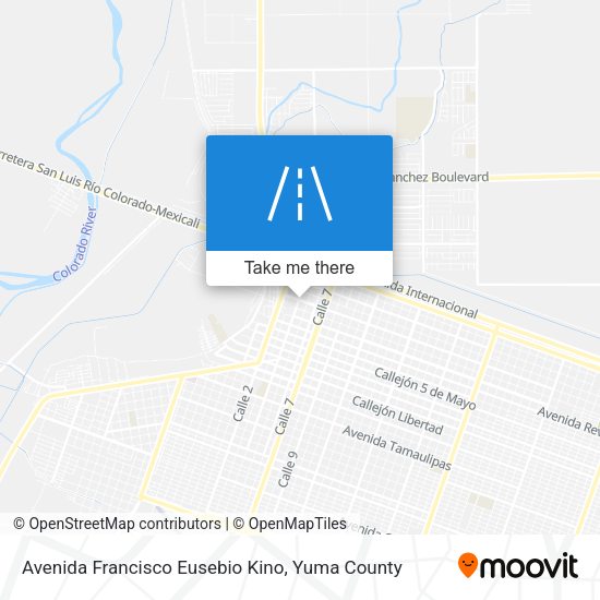 Mapa de Avenida Francisco Eusebio Kino