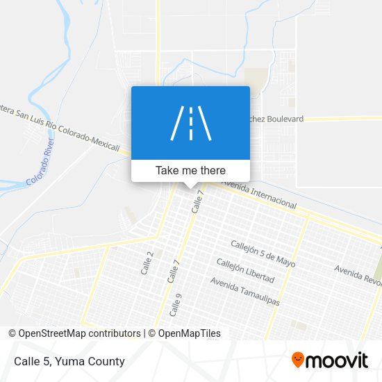 Mapa de Calle 5
