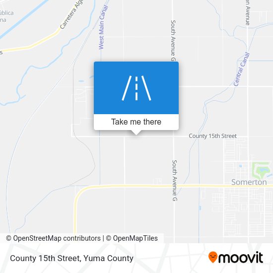 Mapa de County 15th Street