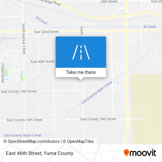 Mapa de East 46th Street
