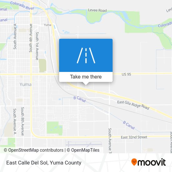 East Calle Del Sol map