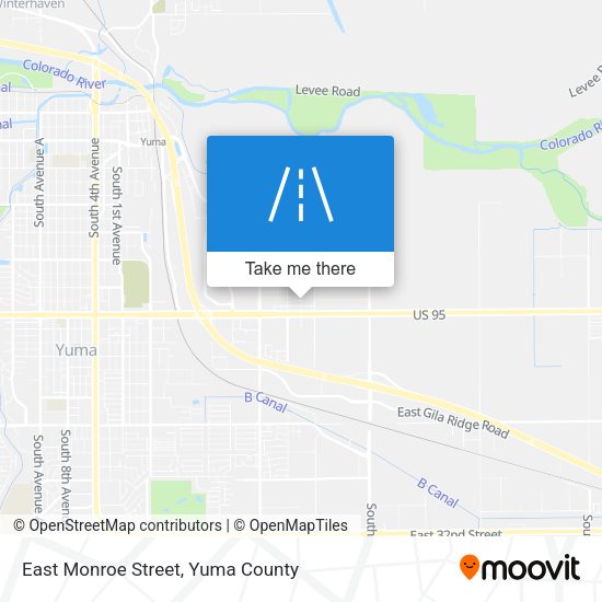 East Monroe Street map