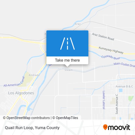 Mapa de Quail Run Loop