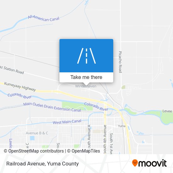 Mapa de Railroad Avenue