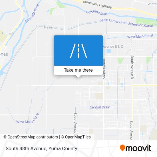 South 48th Avenue map