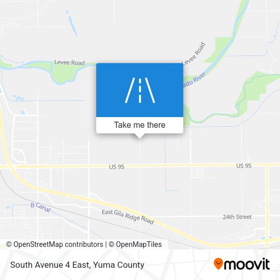Mapa de South Avenue 4 East