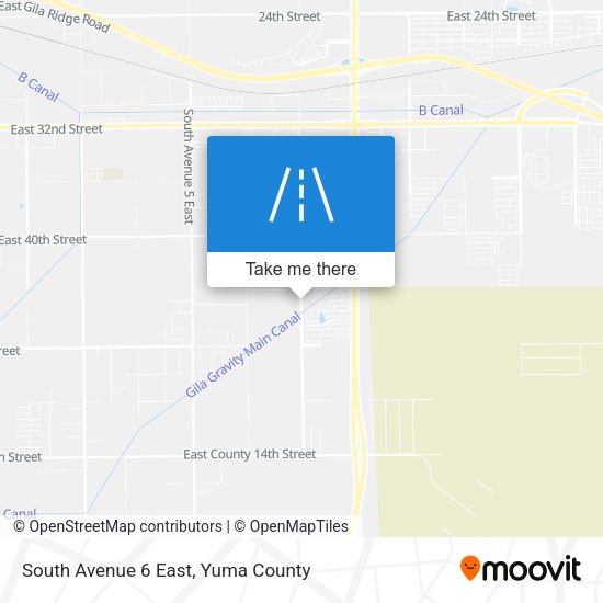 South Avenue 6 East map