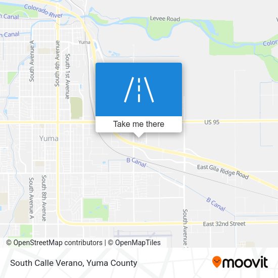 South Calle Verano map