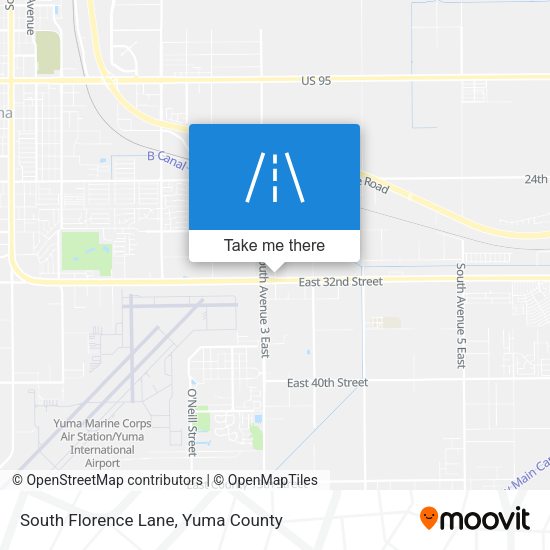 South Florence Lane map