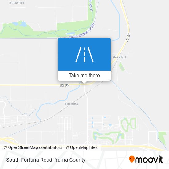 South Fortuna Road map