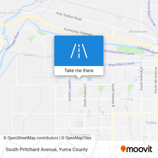 Mapa de South Pritchard Avenue