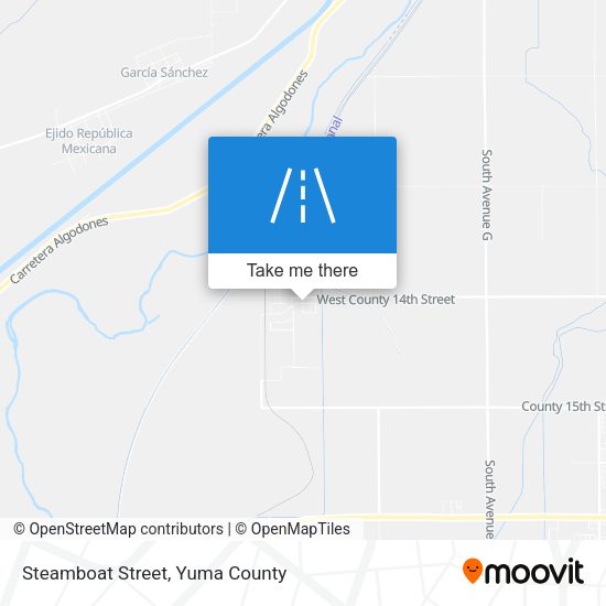 Mapa de Steamboat Street