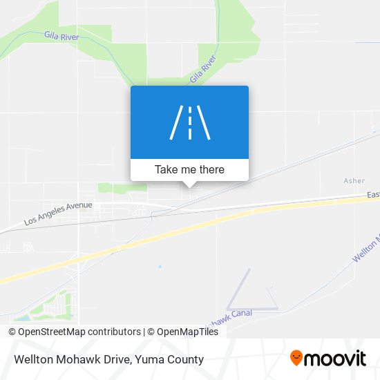 Wellton Mohawk Drive map