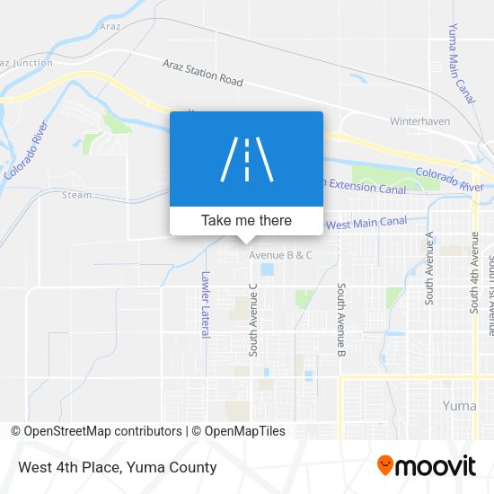 Mapa de West 4th Place