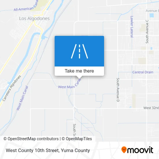 West County 10th Street map