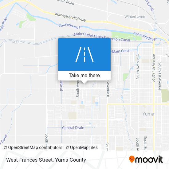Mapa de West Frances Street