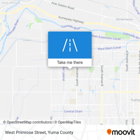 West Primrose Street map
