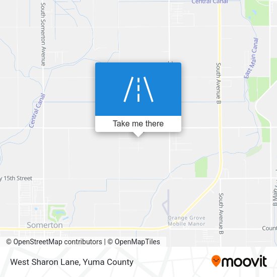 West Sharon Lane map