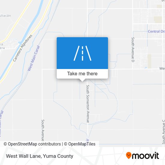 Mapa de West Wall Lane
