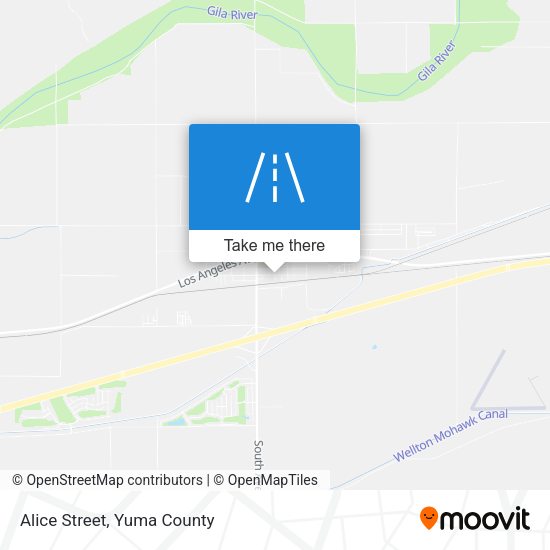 Mapa de Alice Street