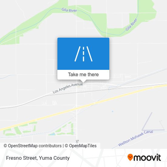 Mapa de Fresno Street