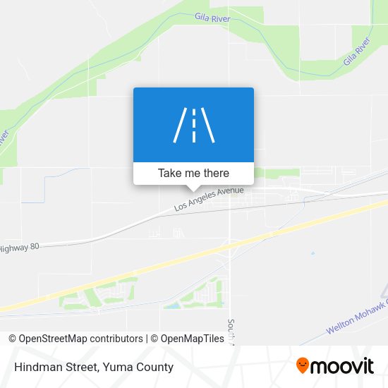 Mapa de Hindman Street