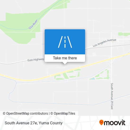 Mapa de South Avenue 27e