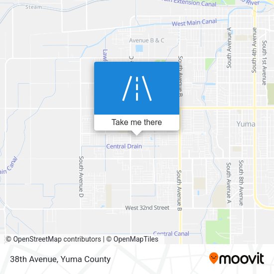 Mapa de 38th Avenue