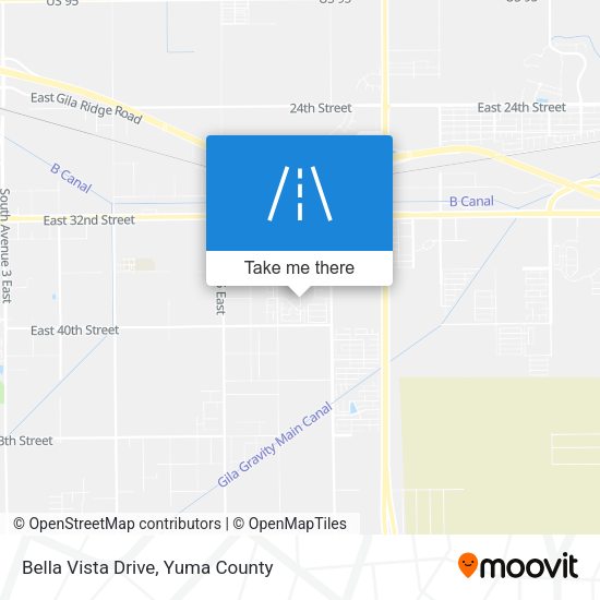 Bella Vista Drive map