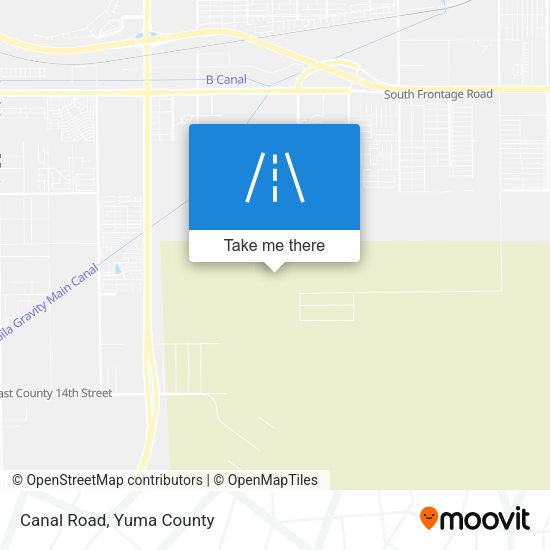 Mapa de Canal Road