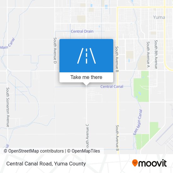 Mapa de Central Canal Road
