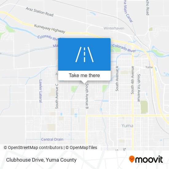 Clubhouse Drive map