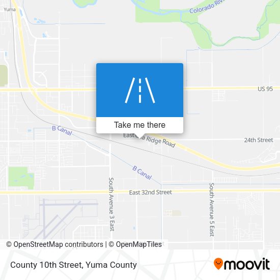 Mapa de County 10th Street