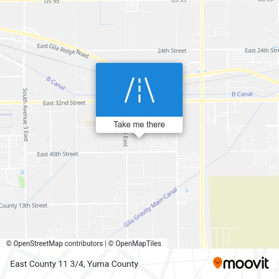 Mapa de East County 11 3/4