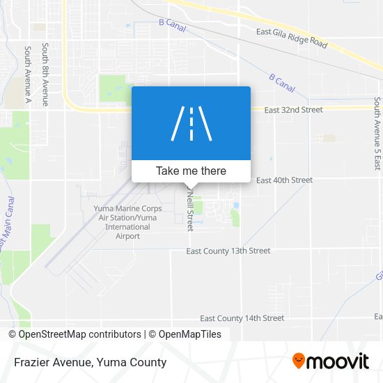 Mapa de Frazier Avenue
