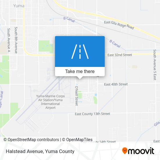 Mapa de Halstead Avenue