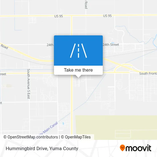 Hummingbird Drive map