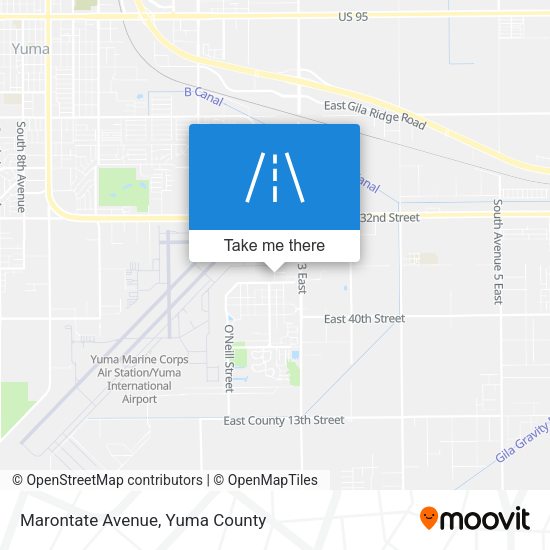 Marontate Avenue map