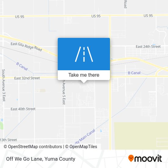 Off We Go Lane map