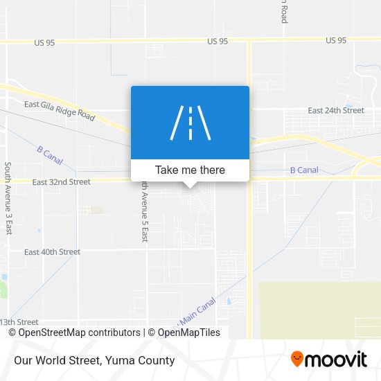 Our World Street map