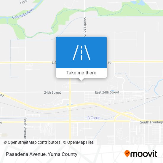 Mapa de Pasadena Avenue