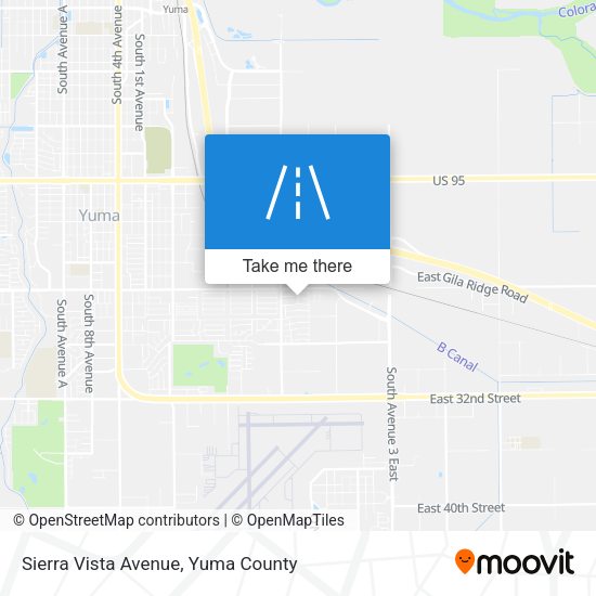 Mapa de Sierra Vista Avenue