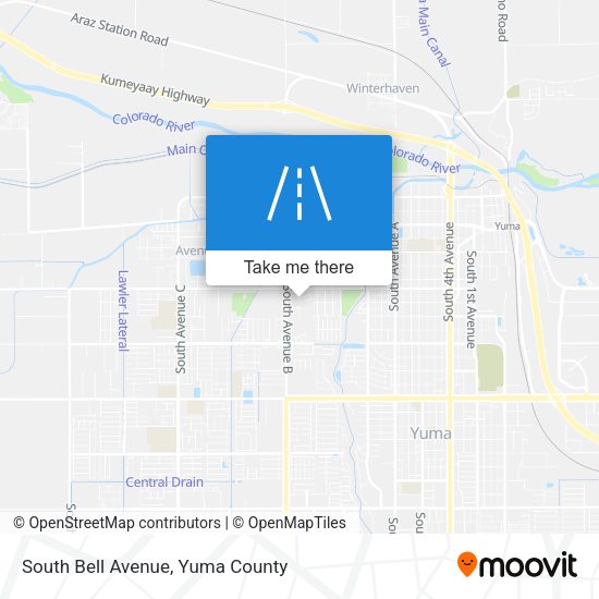 Mapa de South Bell Avenue