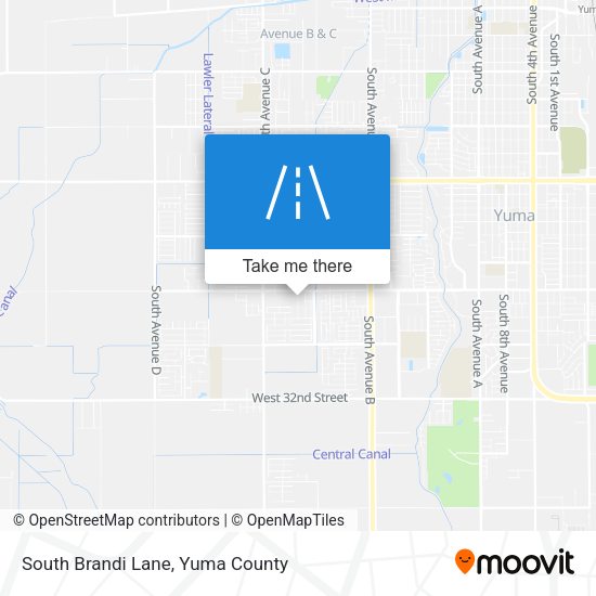 South Brandi Lane map
