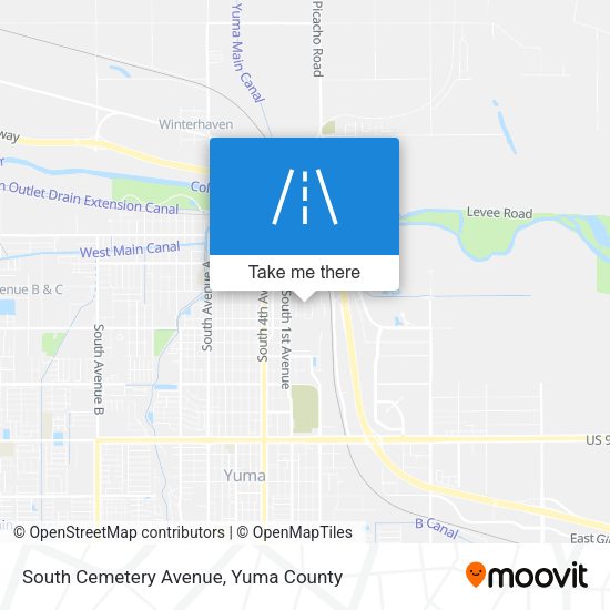 Mapa de South Cemetery Avenue